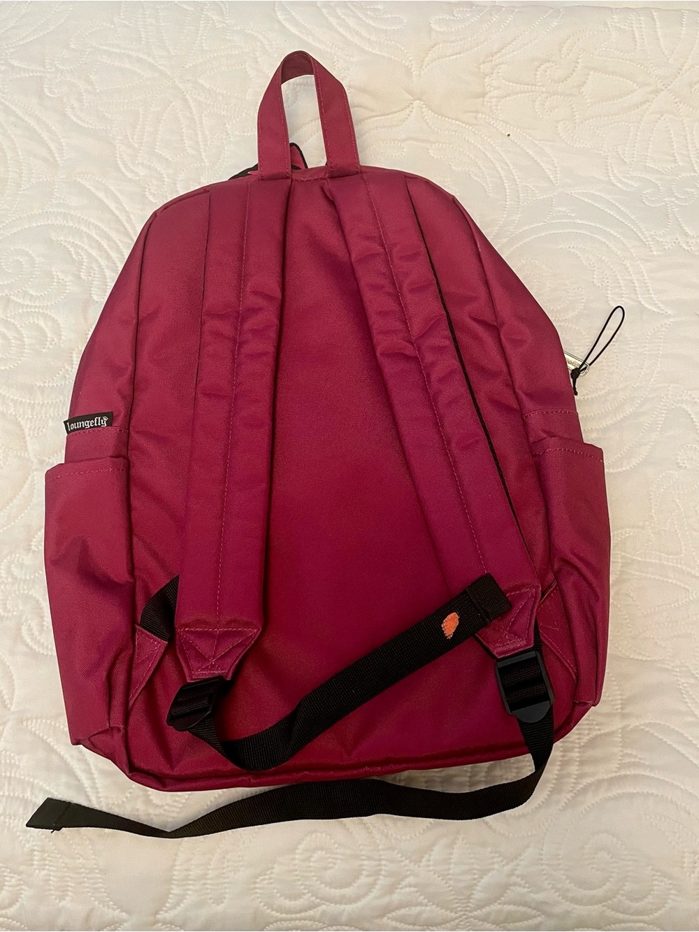 Disney x Loungefly Cheshire Cat Pink & Magenta Backpack - Picture 5 of 11